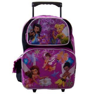 Tinkerbell Rolling Backpack 16 Fairy Bag Carry On Sports