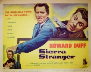 Sierra Stranger 57 Great Howard Duff Western TC