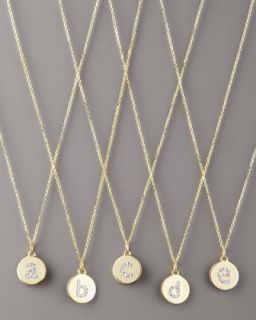 3591 KC Designs Diamond Initial Gold Necklaces