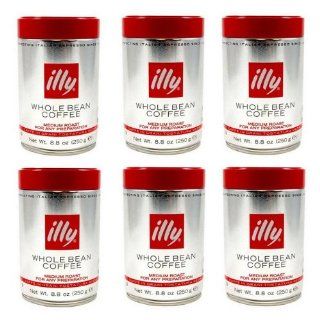 illy Caffe Normale Whole Bean Coffee (Medium Roast, Red Top). Box of