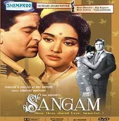 Sangam Hindi Movie DVD Raj Kapoor Rajendra Kumar