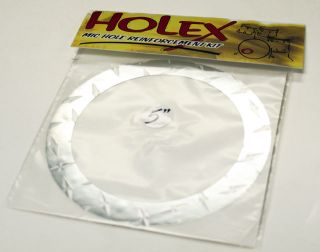 Holex 5 Bass Drum Mic Hole Protector Kit Diamond Plate