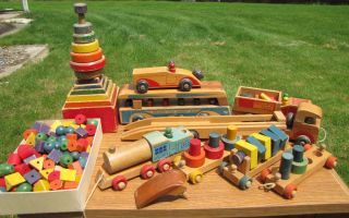 1940s Holgate Toys Wooden Toys Collection Must See