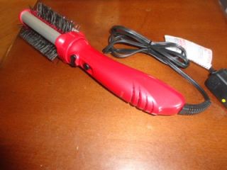 Red Revo Styler Hot Air Brush Rotating Hot Air Hair Brush Turns Both