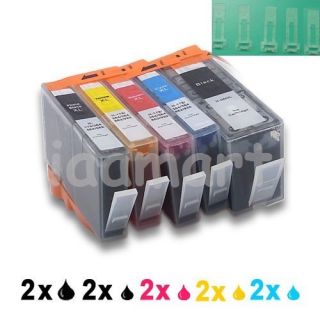 10pk Non OEM Ink Cartridge for HP564 564XL Photosmart B8550 C510a
