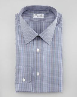 micro check dress shirt $ 485