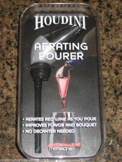 Metrokane Houdini Wine Aerator Pourer New 2011 Rabbit