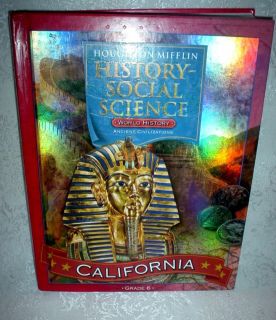 Houghton Mifflin 6th Grade 6 World History Social Science California