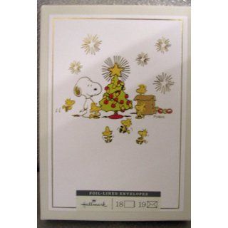 Hallmark Christmas Boxed Cards PX 6244 Snoopy and