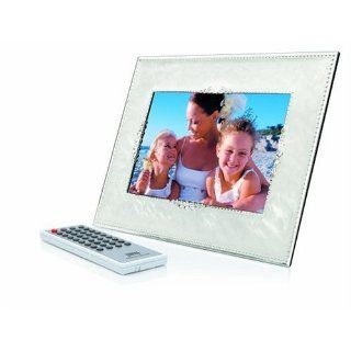 jWIN JP197 7 Inch Digital Picture Frame with Pearl White