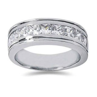 43 CTW Mens Diamond Ring in Platinum Jewelry 