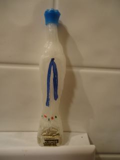 Vintage Virgin Mary Lourdes Holy Water Bottle