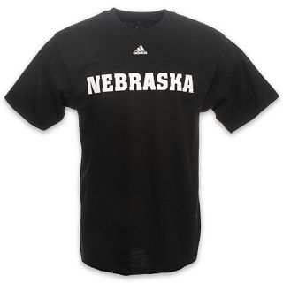 adidas Mens Nebraska Cornhuskers 2009 Blackshirt Tee