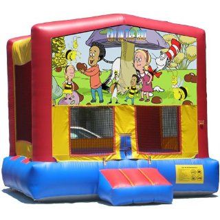 Cat in the Hat Bounce House Inflatable Jumper Art Panel