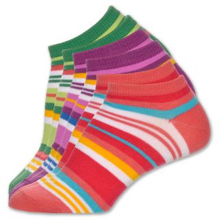  Pack Womens Socks Size 9 11 Pink/Purple/Green