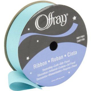 Grosgrain Ribbon 7/8 Wide 18 Feet Navy/Turquoise