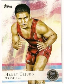  Olympic Team Gold Medal Parallel 33 Henry Cejudo Wrestling