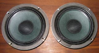 pair of vintage HEPPNER 8 woofers w/ permanent surrounds~great sound