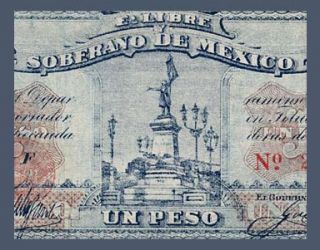 Peso Banknote Mexico Revolution 1915 Toluca Issue Pick S881 Crisp