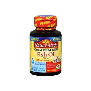 Nature Made Ultra Omega 3 Mini Fish Oil 500 mg Liquid