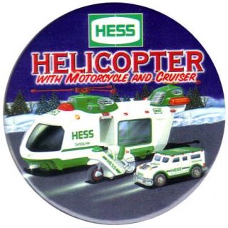 Hess Toy Truck Advertising Employee Pin Button 2001 (tenth button