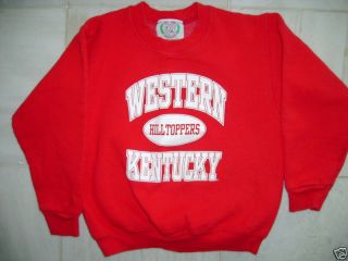 Western Kentucky University Red Sweatshirt Youth Sz M