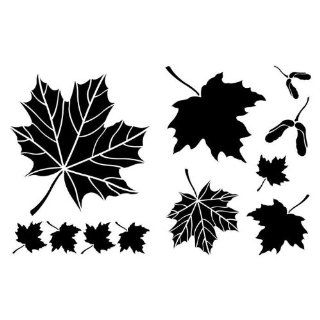 Cedar Canyon Maple Leaves Stencil Set By The Package Arts