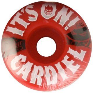 Spitfire John Cardiel Its On Red 54mm Skateboard Wheels