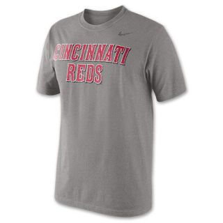 Mens Nike Cincinnati Reds MLB Tri Blend Logo Baseball T Shirt