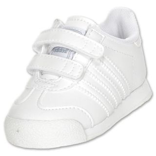 adidas Toddler Samoa Leather Casual Shoes White