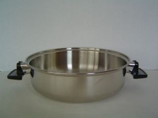 Stainless Steel Dome Lid West Bend Skillet Roaster Kitchen Queen