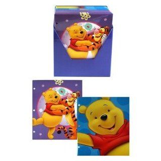 Disney Winnie The Pooh Folder   4pcs Pooh N Friends School