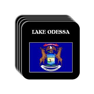 US State Flag   LAKE ODESSA, Michigan (MI) Set of 4 Mini