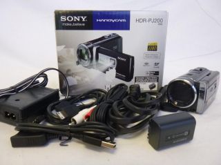  PJ200 High Definition Handycam 5.3 MP 25x Optical Zoom Camcorder Black