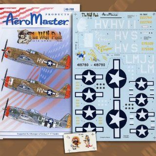  Wolf Pack Pt 11: 56th Fighter Group: P 47 (1/48 decals): Toys & Games