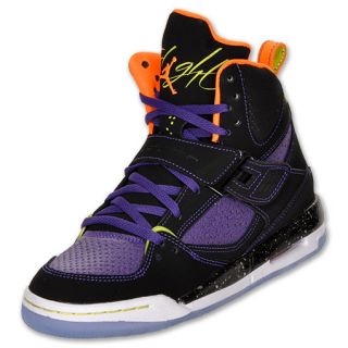Jordan Flight 45 High Kids Shoes Black/Purple