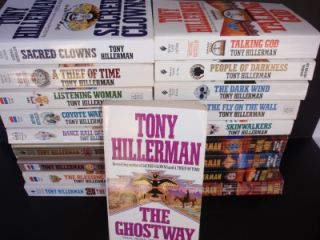Tony Hillerman Lot Joe Leaphorn Jim Chee Mysteries Series Complete 18