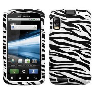Black White Zebra Strips Protective Cover Case for