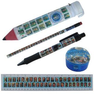 Pen, Pencil, Ruler, Sharpener, & Case Presidential 5 Piece