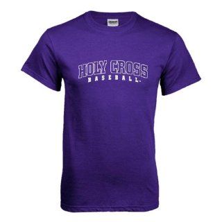 Holy Cross Purple T Shirt Medium, Holy Cross Baseball
