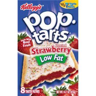 Pop Tarts, Frosted Low Fat Strawberry, 8 Count Tarts (Pack of 12