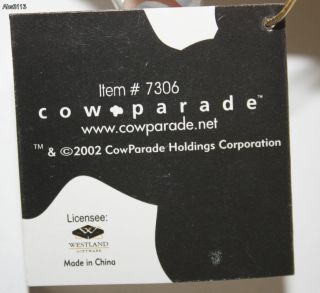 Cow Parade 7306 Retired Metallicow CowParade Figurine