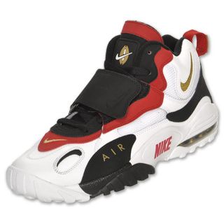 Mens Nike Air Max Speed Turf White/Black/Red/Gold
