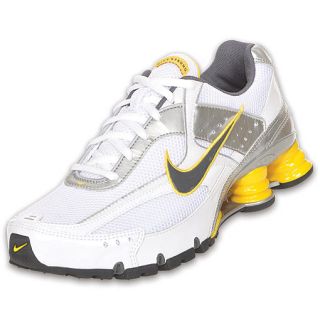 Nike Womens Shox M2+ Running Shoe White/Silver