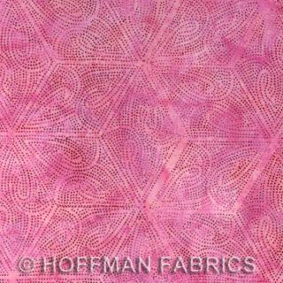 Hoffman Bali Batik Strawberry Mini Dots Fabric Quilt Yard Geometric