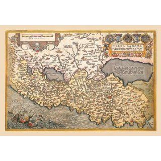 Map of Northern Italy 20x30 poster