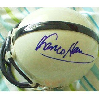 Franco Harris autographed Penn State mini helmet