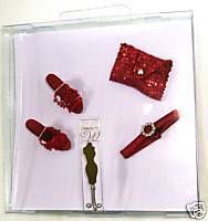 Tonners Tyler Pop Art Skirt Red Holiday Accessories