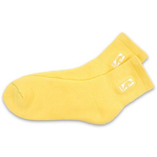 NBA Mens Neon Yellow Logoman Sock Neon Yellow