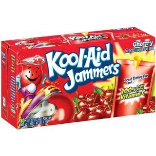 Kool   Aid Juice Drink Jammers Cherry 10 Pouches   4 Pack 